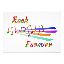 Rock Forever Personalized Invites