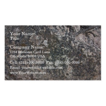 Rock ground textures business card