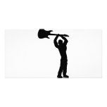 rock guitar smasher photo cards