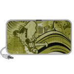Rock Guitarist Gold Mini Speaker