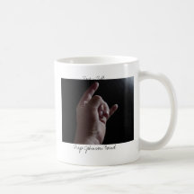 ROCK HAND, Rock n Roll, Happy Holi... - Customized Coffee Mug