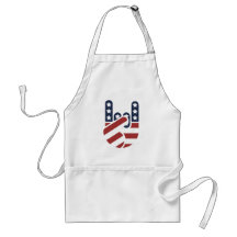 Rock Hand USA Apron