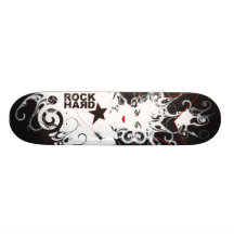 Rock Hard Custom Skateboard