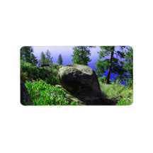 Rock In The Woods Personalized Address Labels