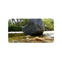 Rock In Water Personalized Address Label