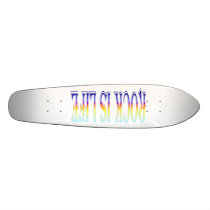 rock is life skateboard