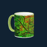 Rock Leaf Carving Mug
