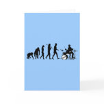 Rock Music Drummer and Jazz Dubstep Drums Card