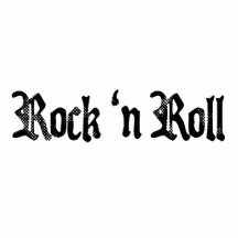 rock n roll acrylic cut outs