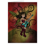 Rock N Roll Fairy Card