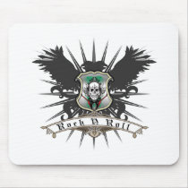 Rock n Roll Heraldry Mouse Pads