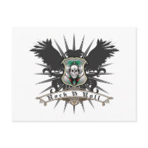 Rock n Roll Heraldry Post Card