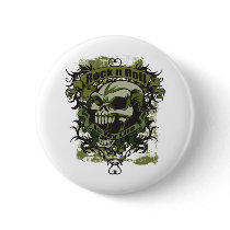 Rock n Roll is my Life Skull Pinback Button