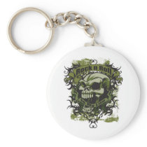 Rock n Roll is my Life Skull Key Chain
