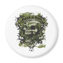 Rock n Roll is my Life Skull Refrigerator Magnet