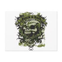 Rock n Roll is my Life Skull Postcards