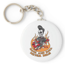 Rock-N-Roll Never Dies Keychain