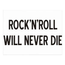 Rock 'n' Roll Products & Designs! Postcards