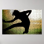 ROCK N ROLL SILHOUETTE POSTER #1. rock on! posters