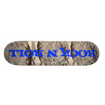 ROCK N ROLL ,SKATEBOARD LOOKS LIKE ROCK AND ROLLS