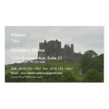 Rock Of Cashel Castles Ruins Ireland Business Card Template
