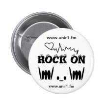 ROCK ON     BUTTON for  U N I R 1 RADION STATION
