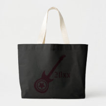 Rock on! Custom Guitar Graduation Bag (hot pink)