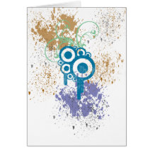 Rock On! Grunge Rules! Greeting Card