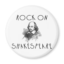 Rock On Shakespeare Magnet