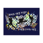 Rock Out With Your Cock Out Post Card postcards