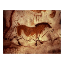 Rock painting of a horse, c.17000 BC posters