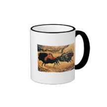 Rock painting of bison, c.17000 BC Mug