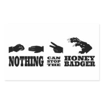 Rock Paper Scissors -- Honey Badger! Sticker