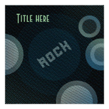 Rock Party Invitation