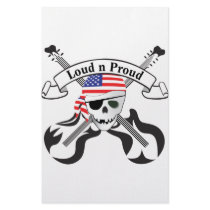 Rock Pirate USA Style Custom Stationery