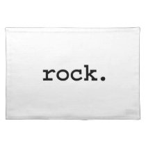 rock. placemats