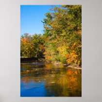Rock River Reflections in Fall Posters