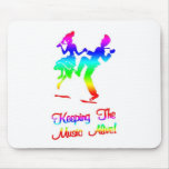 Rock & Roll Dancers Mouse Mat