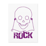 Rock Skull - Emo Alternative Grunge Scene Punk postcards