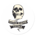 rock skull stickers