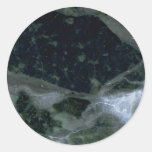 Rock Solid Black hole Round Stickers