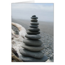 Rock Stack Greeting Cards