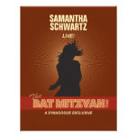 Rock Star Bat Mitzvah Reply Card Invitation