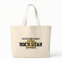 Rock Star by Night - Accountant Canvas Bags