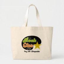 Rock Star By Night - Day Job Chiropractor Tote Bags