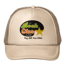 Rock Star By Night - Day Job Law Clerk Trucker Hats