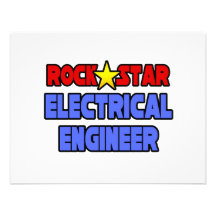 Rock Star Electrical Engineer Custom Invite