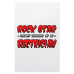 Rock Star...Electrician stationery