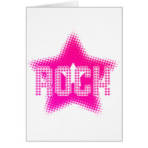 Rock star - Emo Alternative Grunge Rock Punk Scene Card