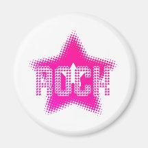Rock star - Emo Alternative Grunge Rock Punk Scene Refrigerator Magnet